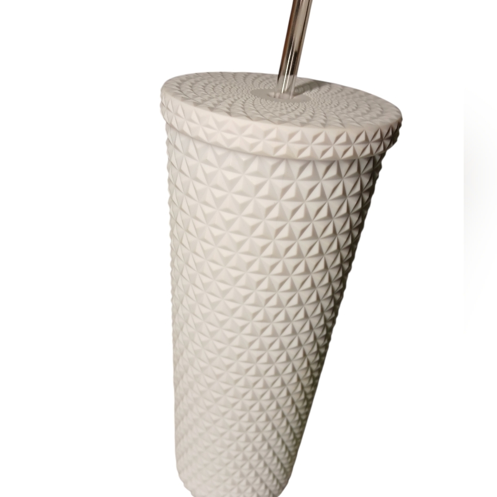Mainstays Arctic White Textured Tumbler